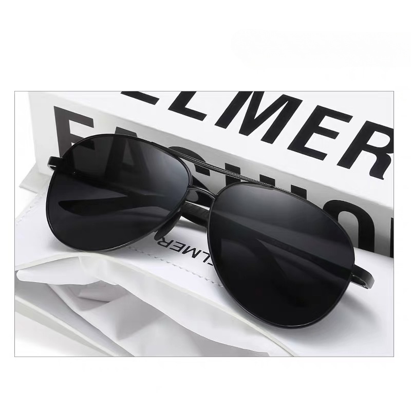 Kính Mát Phân Cực Lái Xe Ban Đêm Thay Đổi Màu Sắc Thời Trang Phong Cách Hàn Quốc Cho Nam Và Nữ