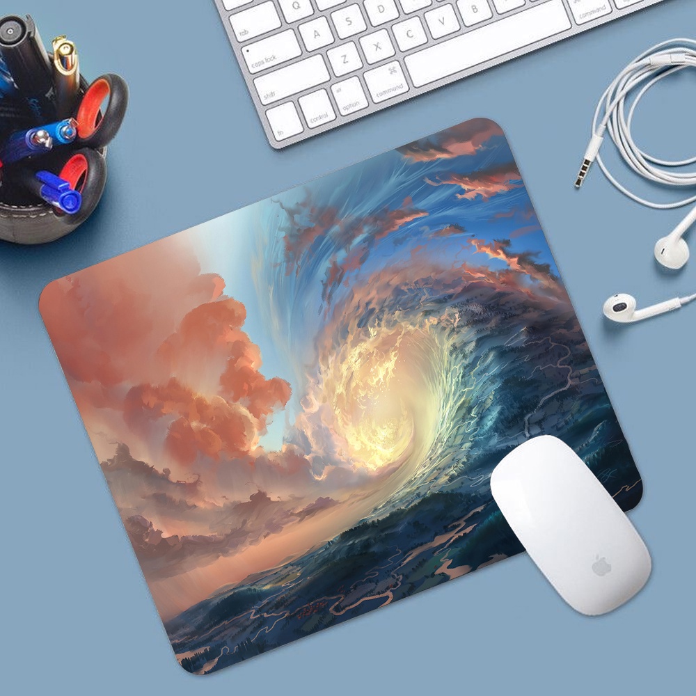 Cartoon Gaming Mouse PadExquisite Pattern Small Office Game Mouse Pad 3MNM