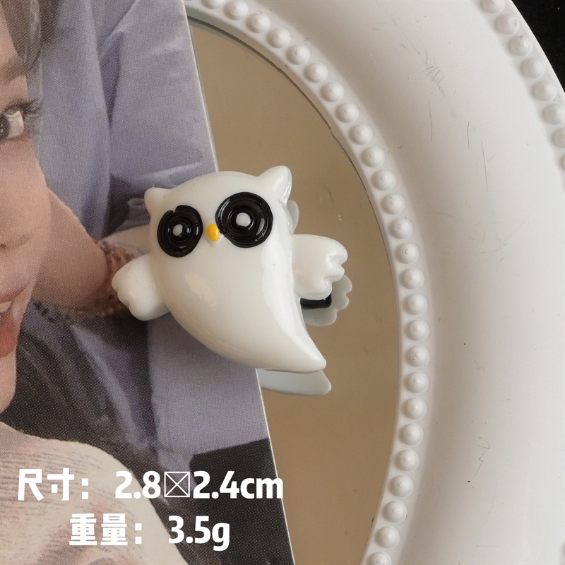 Kẹp Tóc Mini Hình Ma / Dơi Phong Cách Gothic Dễ Thương Thời Trang Halloween 2023 Y2k