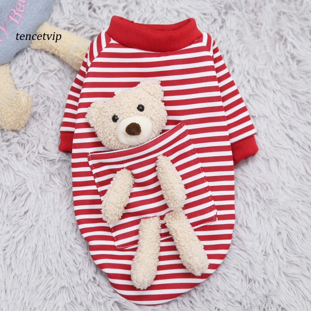 Vip Áo Sweater Đáng Yêu Cho Thú Cưng Ngoài Trời Với Búp Bê Hai Ống Chân