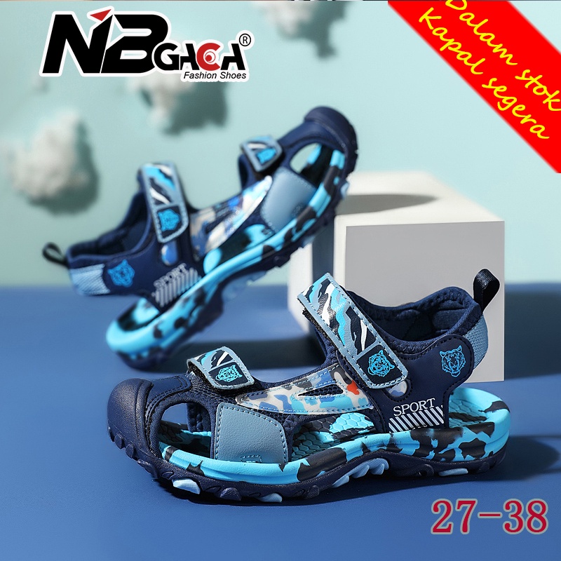 Sandal Đi Biển Thiết Kế Mới Năng Động Thời Trang Mùa Hè Dành Cho Bé Trai Từ 27-38