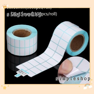❀SIMPLE❀ 1500/3000pcs Multifunction Adhesive Paper Useful Package Label Thermal Sticker Blank Supermarket Price Convenient Print Supplies Hot Cards Identification Tags