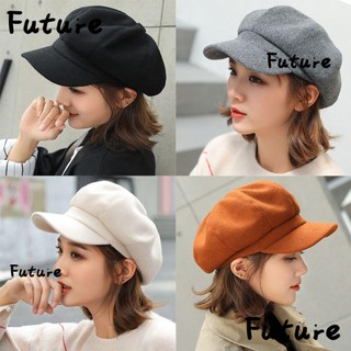 Mũ beret vải len màu sắc lựa chọn thời trang mùa đông cho nữ