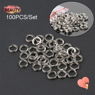 100 vòng thép không gỉ phụ kiện câu cá