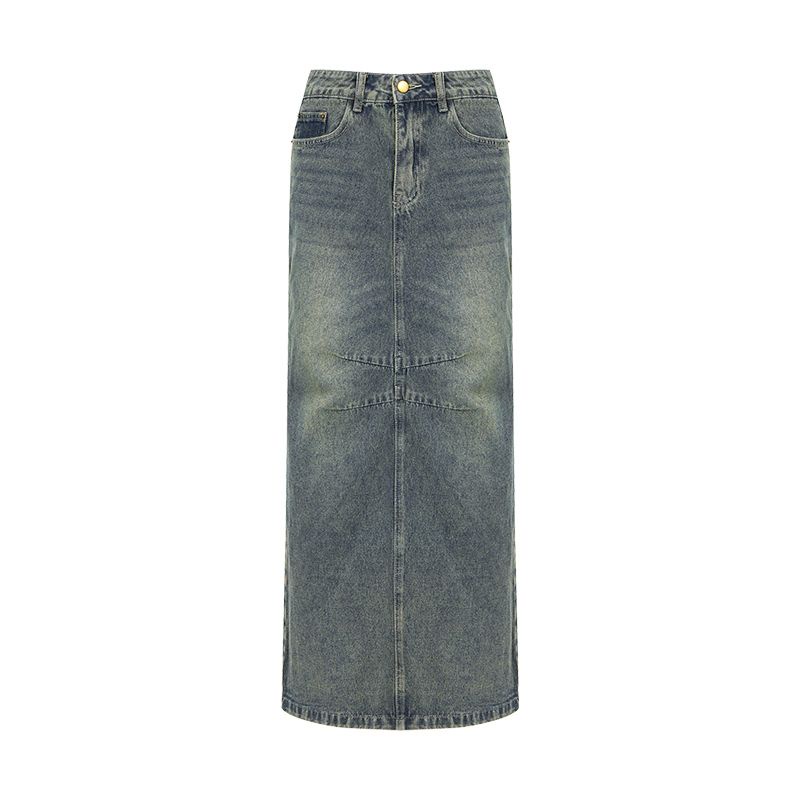 Chân váy Chân Váy Bò váy nữ Chân Váy Chữ A set váy 2023 New Style AU080105