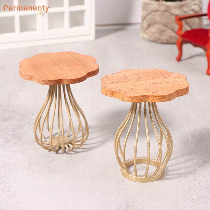 Bàn Uống Trà / Cà Phê Mini Tỉ Lệ 1: 12 Dùng Trang Trí Nhà Búp Bê