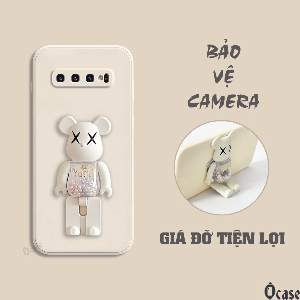 Ốp lưng Samsung S10 / S10 Plus mô hình gấu kiêm giá đỡ tiện dụng