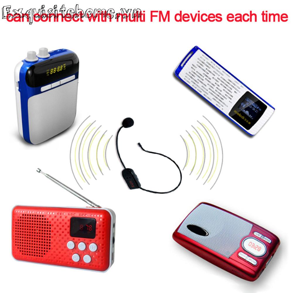 Tai Nghe Kèm Mic Không Dây Dùng Cho Loa / Đài FM