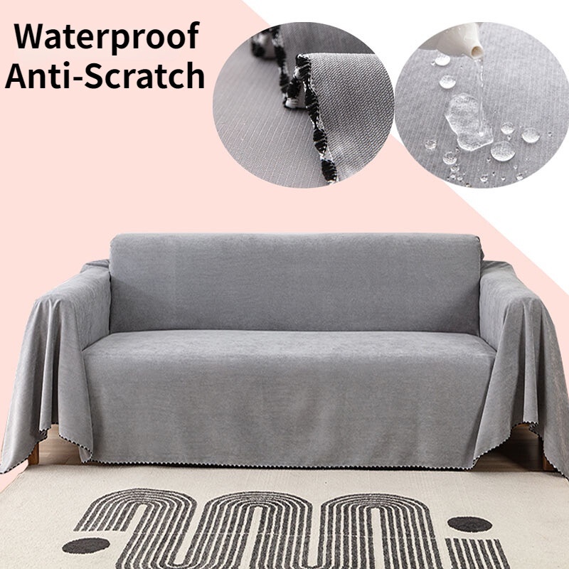 Vỏ Bọc Ghế Sofa 3 Chỗ Ngồi Chống Trượt Chống Nước Chống Trầy Cho Phòng Khách