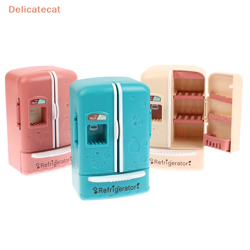 Tủ Lạnh Đôi Mini Trang Trí Nhà Búp Bê Tỉ Lệ 1: 12