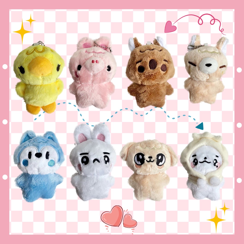 Quạt Đồ Chơi 10cm In Hình Nhóm Nhạc Stray Kids Bang Chan Lee Know Changbin Hyunjin Felix Plushe Q