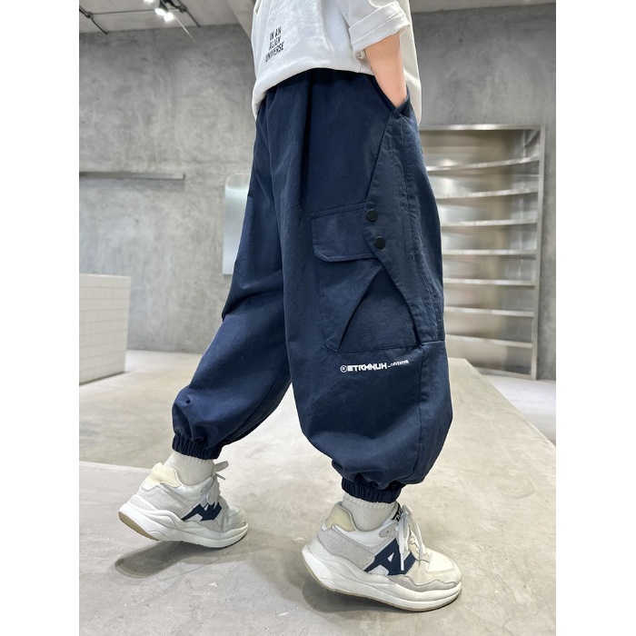 Quần Dài Thể Thao Rộng Rãi Phong Cách Hàn Quốc Mới 2023 Dành Cho Bé Trai