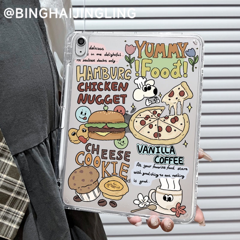 Ốp Máy Tính Bảng Tpu Gập Gọn Chống Rơi iPad Air 4 10.9 2021 Pro 11 10 2022 10.9 gen9 / 8 / 7 Gen 10.2 iPad gen5 / 6 / Air1 / 2 9.7 6 mini4 5 iPad