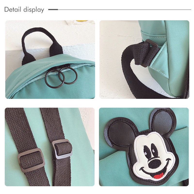 Mr.puffer Ba Lô mini Siêu Nhẹ In Họa Tiết Hoạt Hình mickey Dễ Thương Thời Trang Cho Bé Trai Và Gái