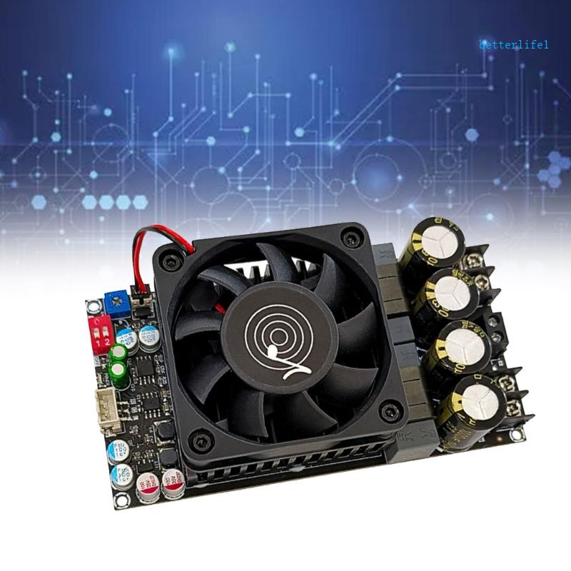 Bảng Mạch Khuếch Đại Âm Thanh Kỹ Thuật Số 300W + 300W + 600W MCU DC18-50V