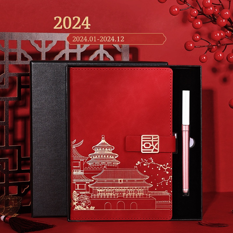 Sổ Tay Ghi Chú A5 Agenda 2024 Tiện Dụng