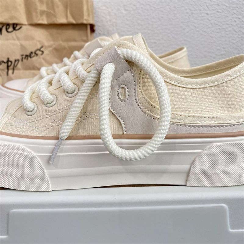 🔥Có Hàng Sẵn🔥 Giày Lười Niche Giày Thể Thao Canvas Đế Dày Mũi Quả Xoài Phong Cách Mới 2023