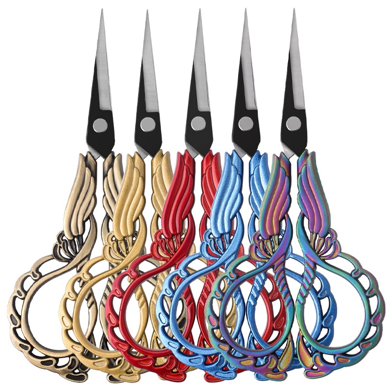 1 cái Vintage Craft Orchid Scissor Thêu kéo nhỏ Super Sharp Thin Tea Bag Scissor Phụ kiện may