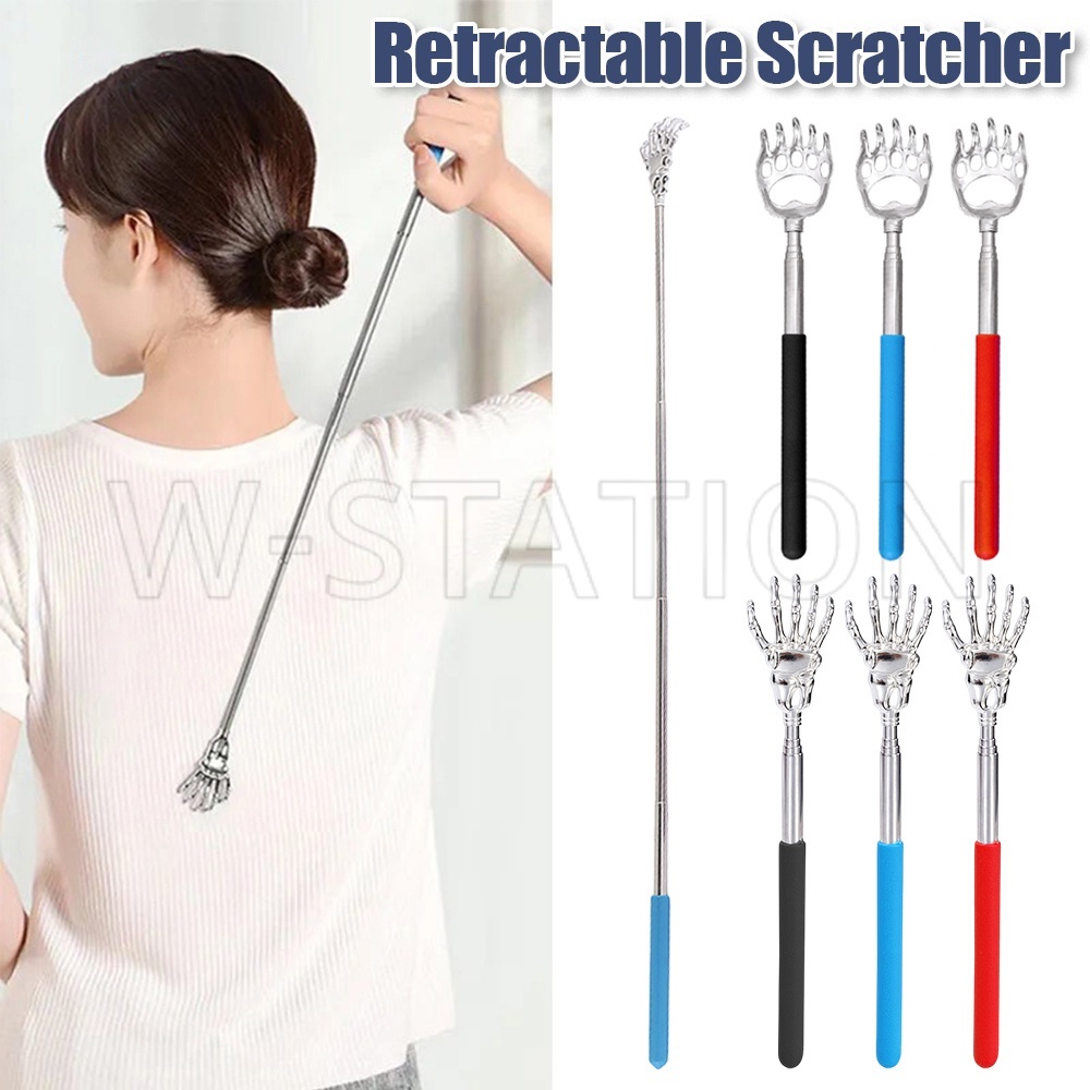Cây Gãi Lưng Bằng Thép Không Gỉ Có Thể Thu Gọn Cho Người Lớn Trẻ Em