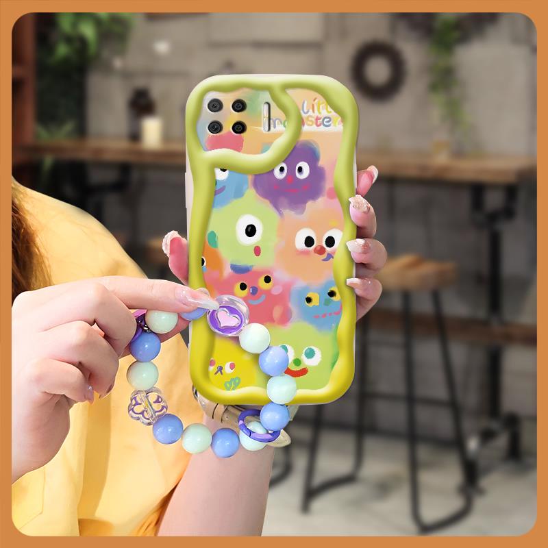 Full edging originality Phone Case For OPPO F17/A73 2020 4G romantic three-dimensional lovely For Girls dustproof Soft flower
