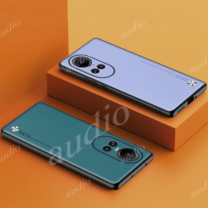 Ốp Điện Thoại Da Viền Silicon Sang Trọng Cho Oppo Reno 10 Pro Plus 10Pro 10Pro + 5G 2023 Oppo Reno10 Pro + Pro + Reno10Pro 5G