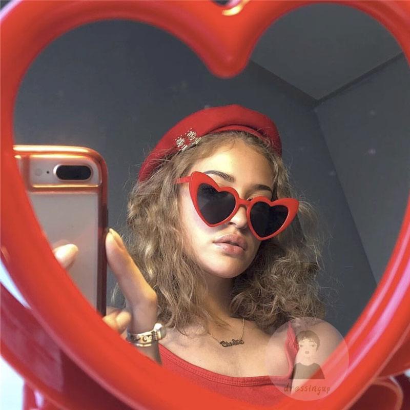 Kính Mát Gọng Mắt Mèo Phong Cách Vintage Thời Trang Cho Nữ