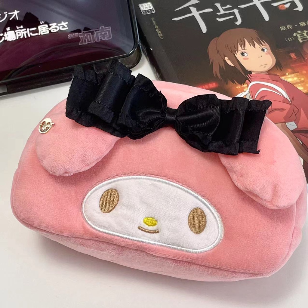 Túi Đựng Bút Chì / Mỹ Phẩm / Đồ Vệ Sinh Cá Nhân Họa Tiết Hoạt Hình Sanrio Kuromi Pochacco SQ3