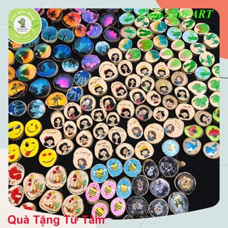 Tranh gỗ phong cảnh mini trang trí decor
