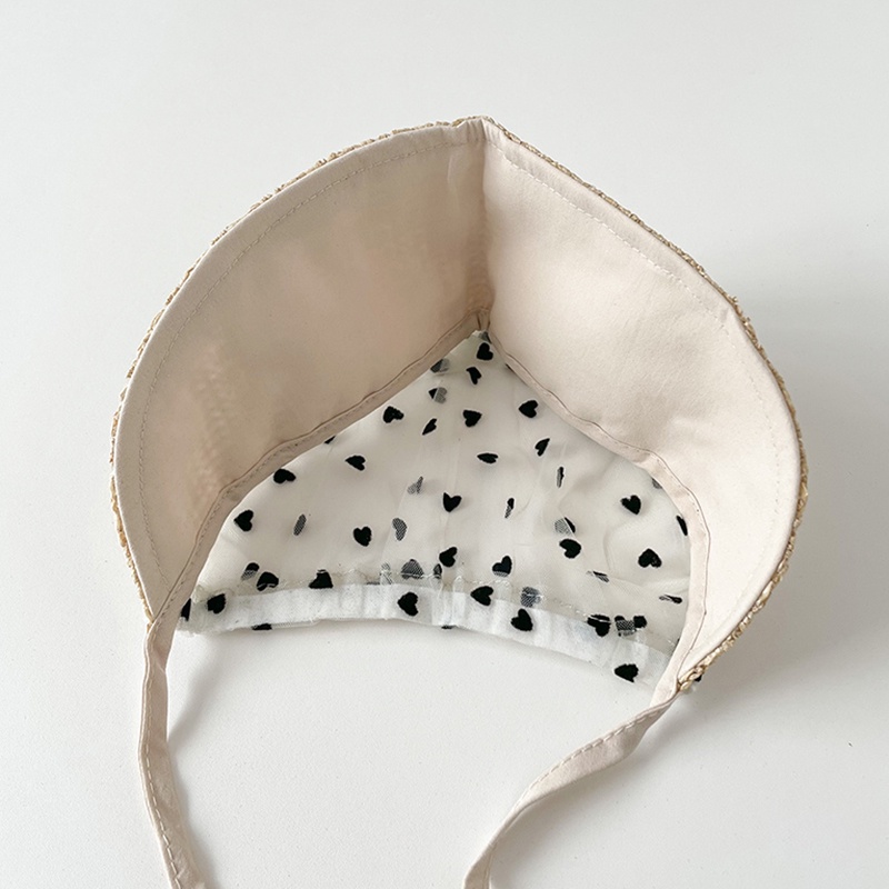 Mũ Rơm Chống Nắng Mùa Hè Thoáng Khí Dễ Thương Cho Bé Gái