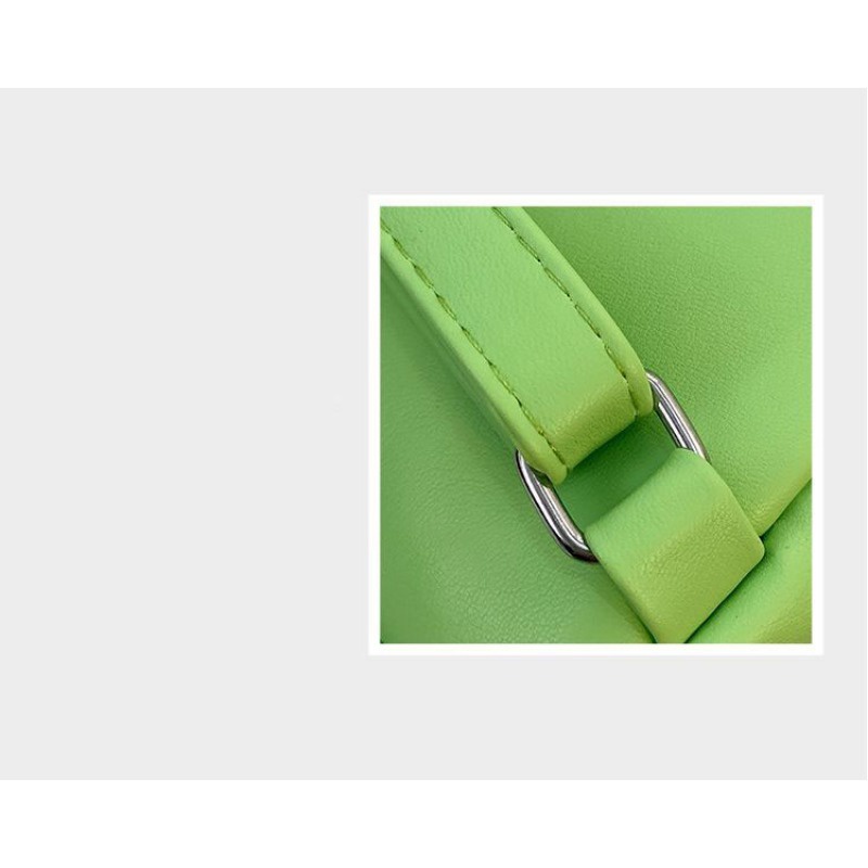 Ba Lô Da Mini Màu Trơn Dễ Thương Cho Nữ