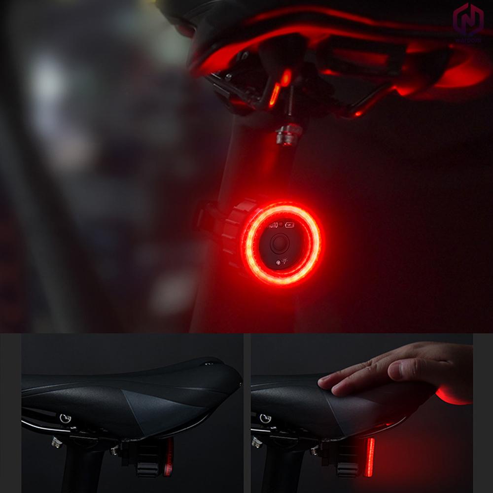 Đèn Hậu Cảnh Báo An Toàn Chống Thấm Nước Với 6 Chế Độ Chiếu Sáng Cho Xe Đạp Leo Núi MTB