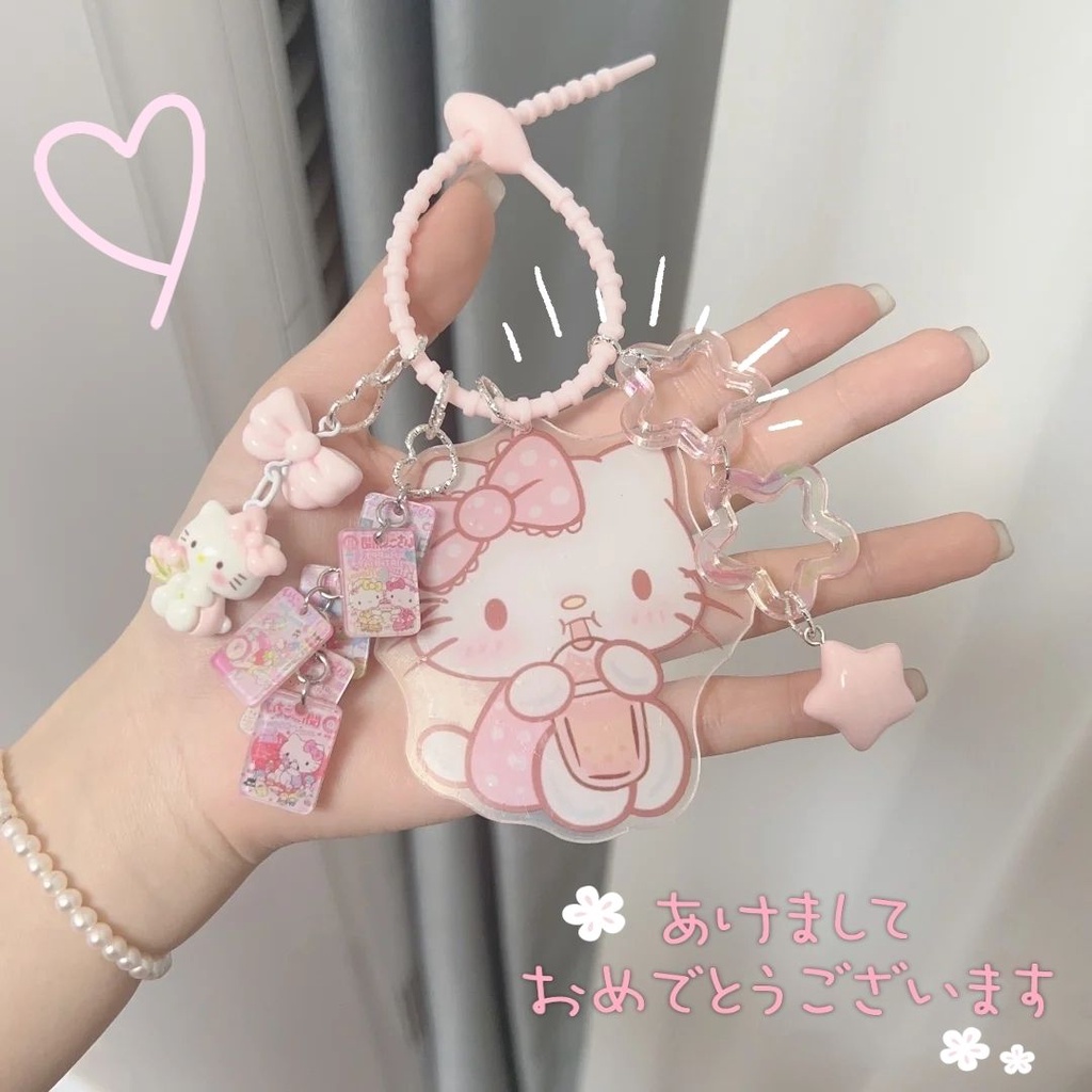 Móc Khóa Hình Mèo Hello Kitty Xinh Xắn