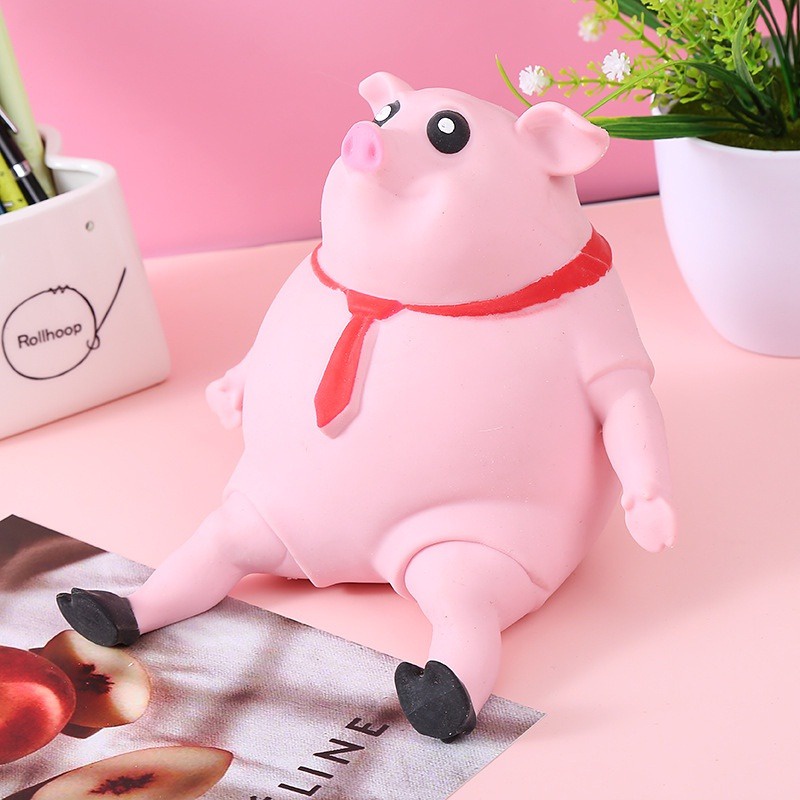 Đồ Chơi Nắn Bóp Đàn Hồi Giảm Stress Hình Chú Heo 3D