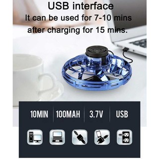 Mini UFO Drone Flying Ball Toy Control Using Hand Gestures LED IR Magic Sensor