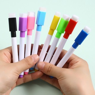 Water-based erasable whiteboard pen with brush head washable color core marker pen dành cho trẻ em tranh giáo dục bút màu nước