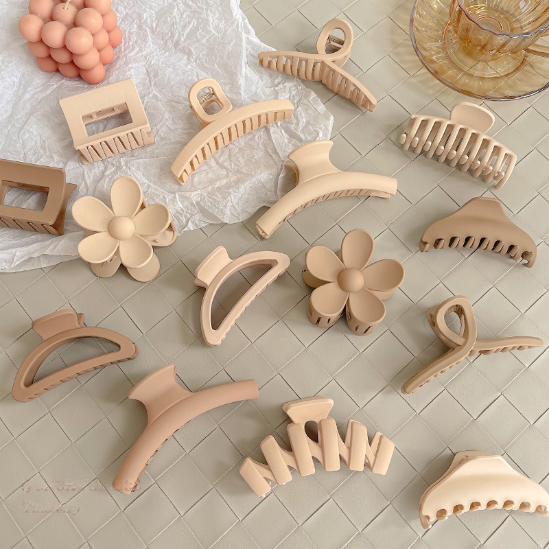 Kẹp tóc phong cách Hàn Quốc màu vintage