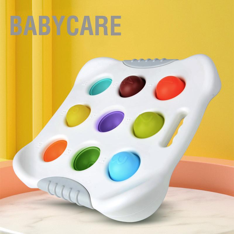 Babycare Có hàng sẵn Đồ chơi giác quan đơn giản đầy màu sắc Phát triển nhận thức Giáo dục sớm Bảng lật