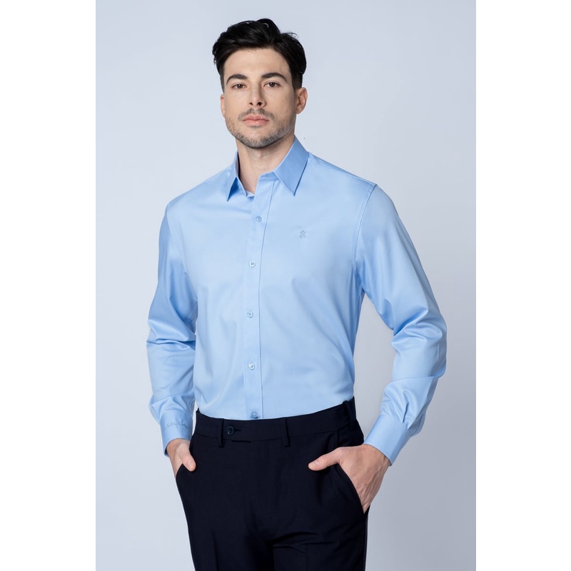 Áo Sơ Mi Tay Dài Lịch Lãm , thời thượng, lịch lãm, chỉn chu John Henry - WS23ES36T-LDBB