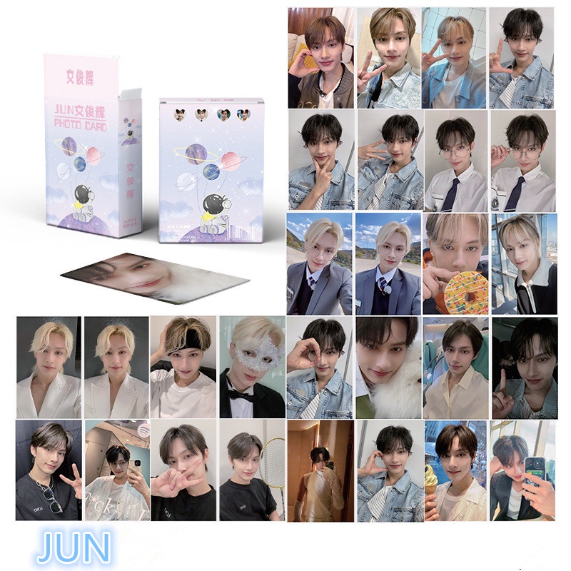 Seventeen Card Wonwoo JUN The8 Tấm Set 50 Thẻ Ảnh Kpop Lomo Card Hình Nhóm Nhạc