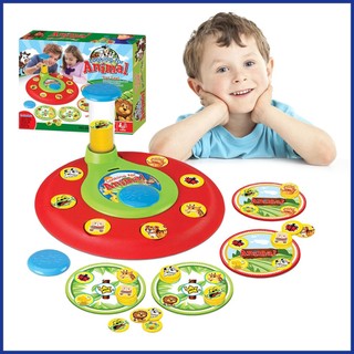 Animal bingo game for kids toddler board game deluxe learning animals bộ trò chơi bingo kích thích sáng tạo trò chơi aiavn