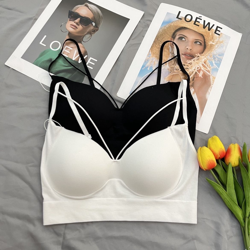 Áo Lót Ống Hở Lưng Không Đường May Phong Cách Quyến Rũ