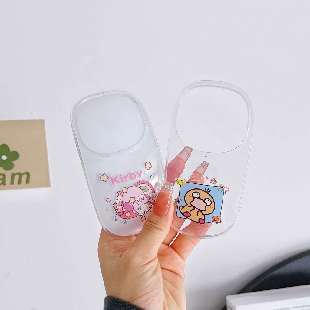 Đối với apple magic mouse1 / 2 case phim hoạt hình dễ thương ins fashion tpu earphone cover cho magic mouse 1 2 vỏ trong suốt bảo vệ