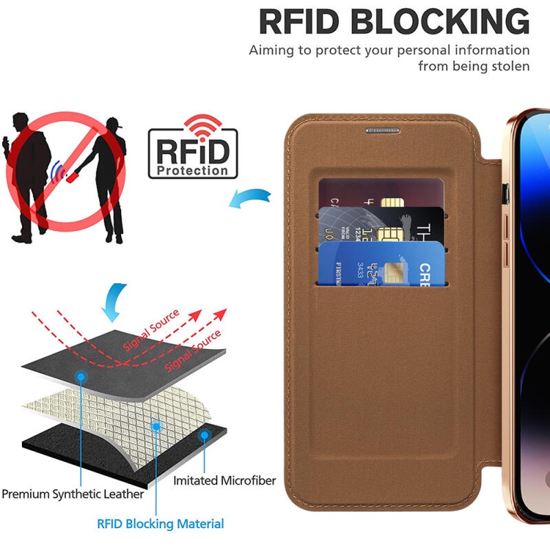 Thời trang flip xiaoxiangfeng magnetic wireless charging card case leather phone case for iphone14 13 12 11 promax 11 pu lens protection case chống sốc