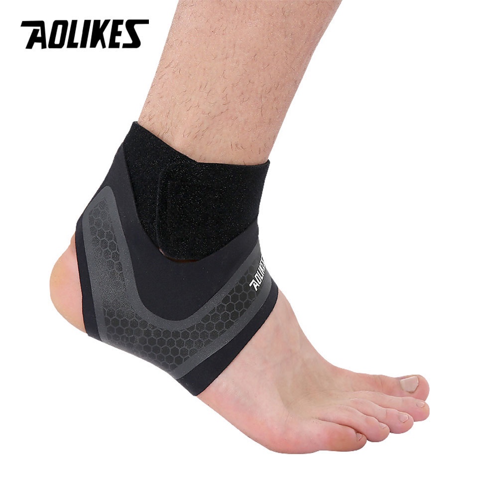 Aolikes 1 mảnh hỗ trợ mắt cá chân nẹp thoáng khí bọc mắt cá chân nén tay áo ngăn ngừa bong gân ổn định dây chằng thể thao bảo vệ
