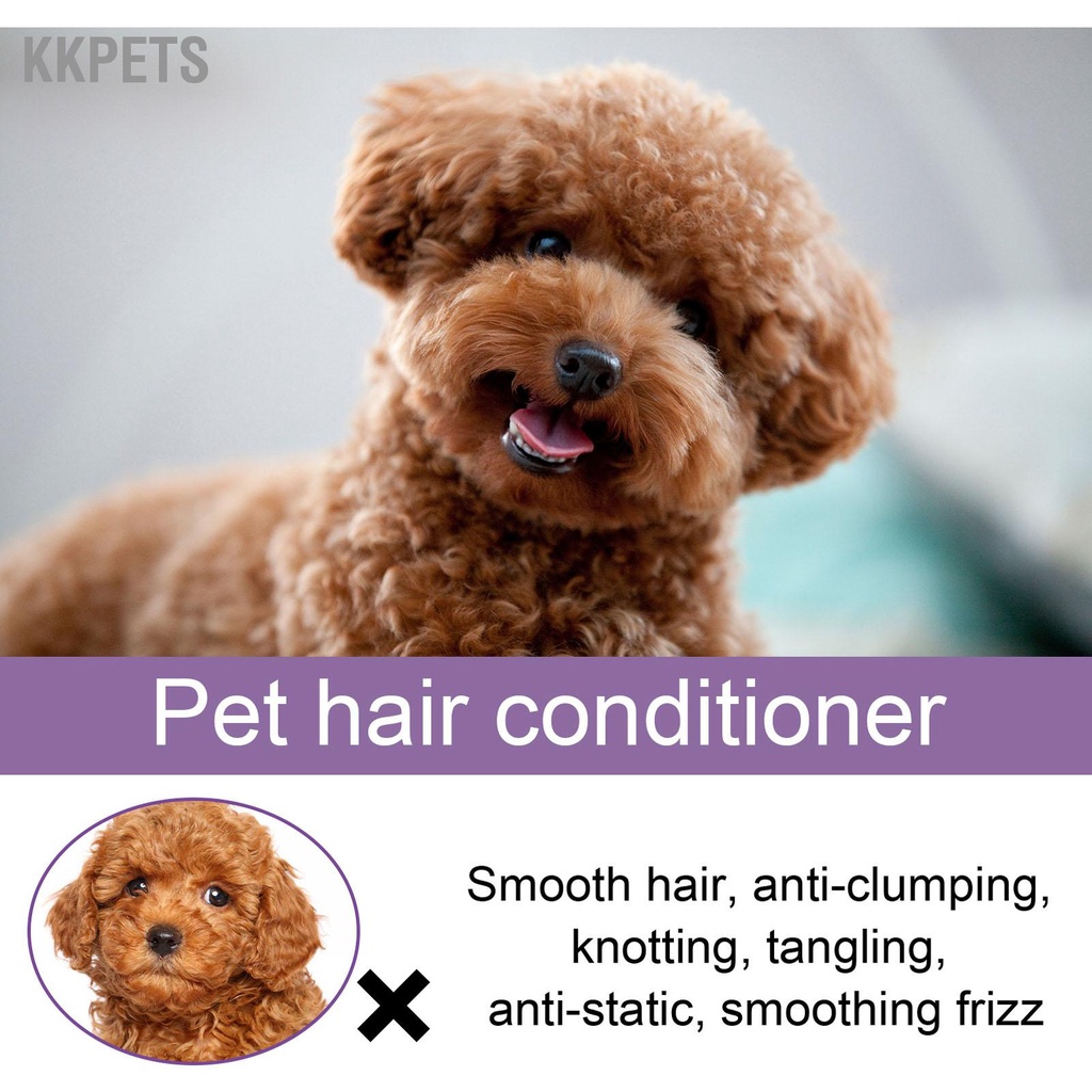 KKPETS Dầu Xả Lông Thú Cưng Đa Năng Gentle Dog Skim Cream Cho Chó Mèo Fluffy Pliancy Hair 50Ml