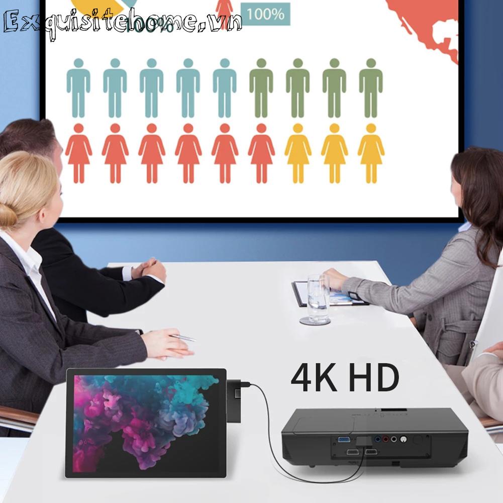 Đối với surface pro 4/5/6 docking station 6 trong 1 hub với hdmi tương thích rj45