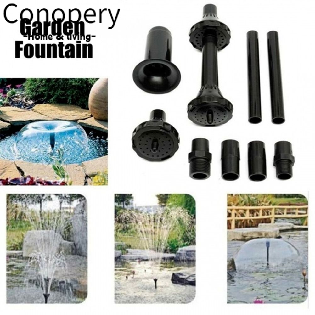 Conopery Bộ vòi bơm đài phun nước máy bơm nhựa bền đầu vòi bơm hồ bơi