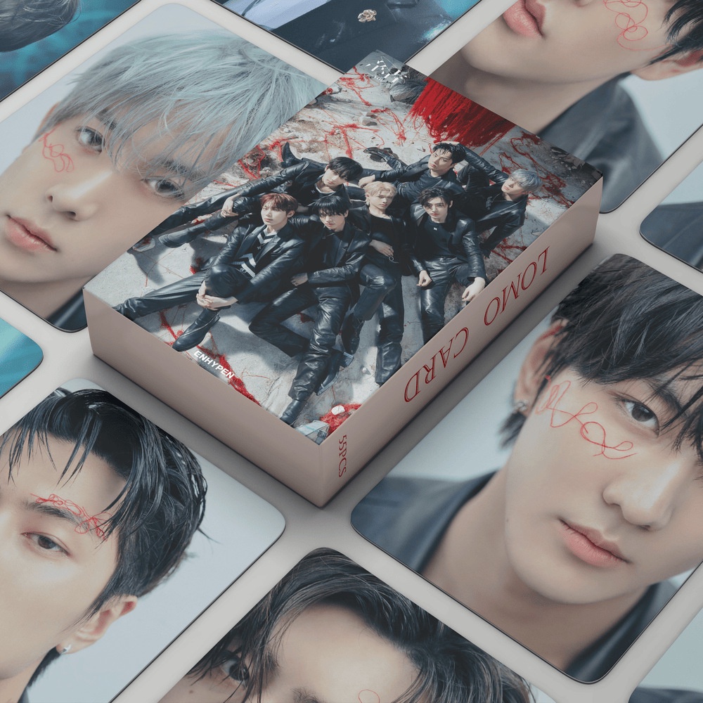 50-55 cái / hộp en-hypen album mới -you- photocards enhypen laser hologram lomo cards heeseung jake jay jungwon ni-ki sunghoon sunoo kpop postcards ready stock sx