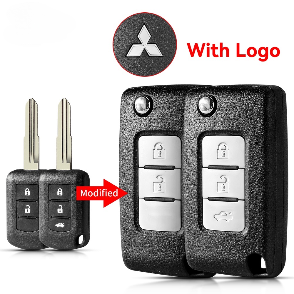 Mới sửa đổi cho Mitsubishi Montero GLX, Mirage GLX, Xpander GLX, Strada GLX phụ kiện chìa khóa lật h