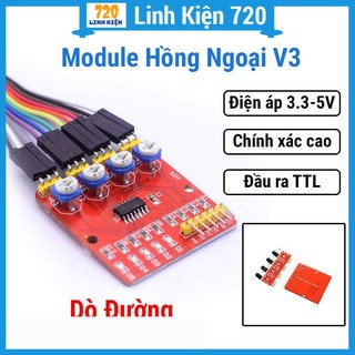 Module cảm biến hồng ngoại dò đường, phát hiện vật cản V3